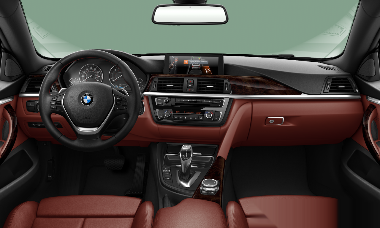 Interior of BMW 428i (F36), VIN WBA4A5C52FG051936