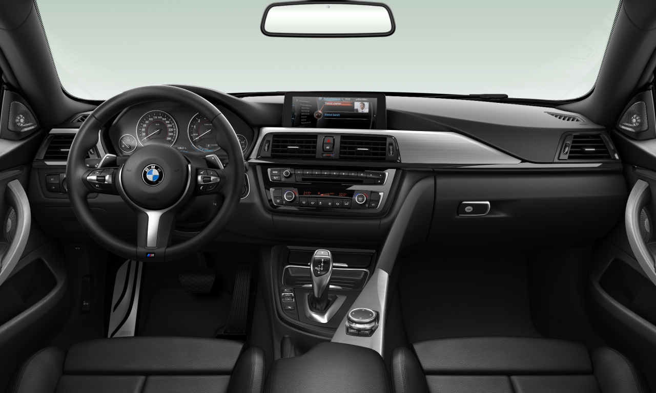 Interior of BMW 435i (F36), VIN WBA4B12070GD53230