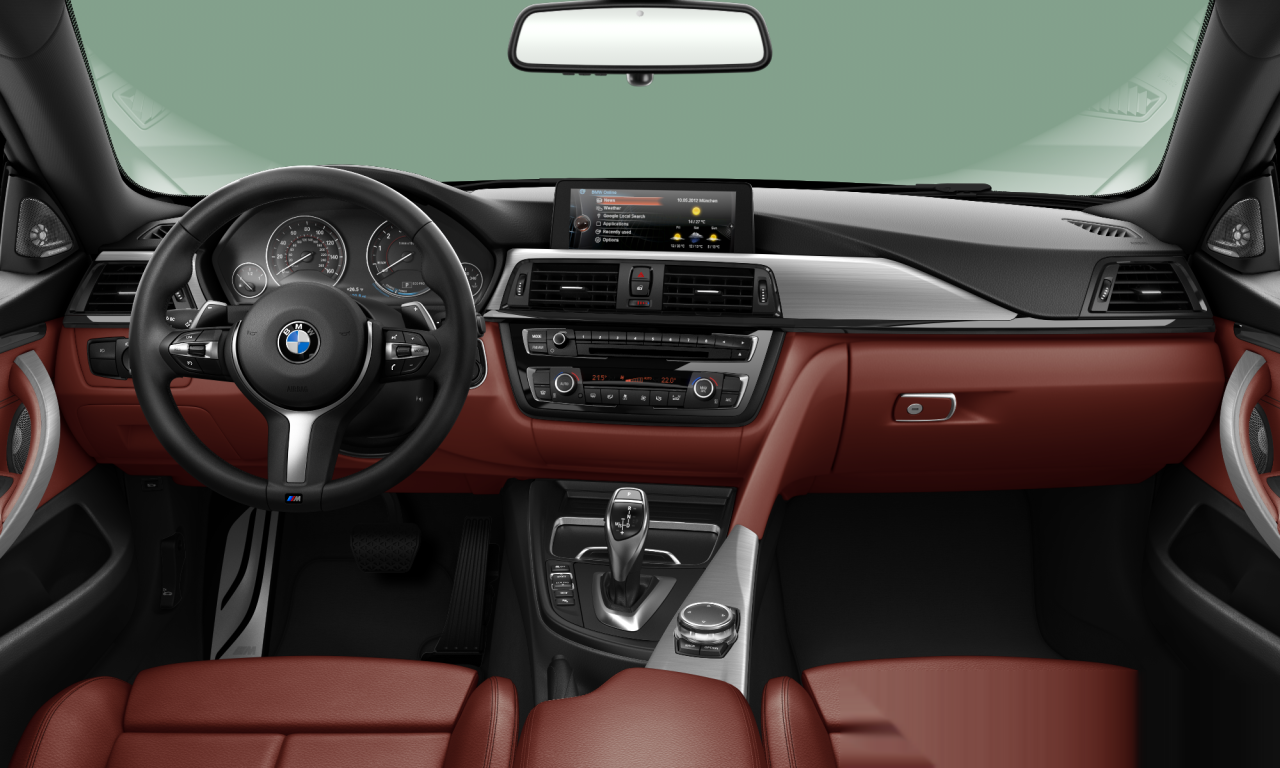Interior of BMW 435i (F36), VIN WBA4B1C56GG242217