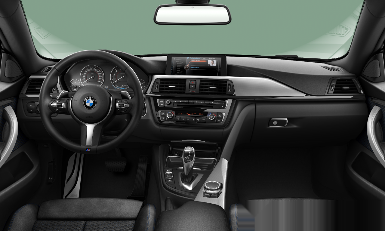 Interior of BMW 435i xDrive (F36), VIN WBA4B31010D664096