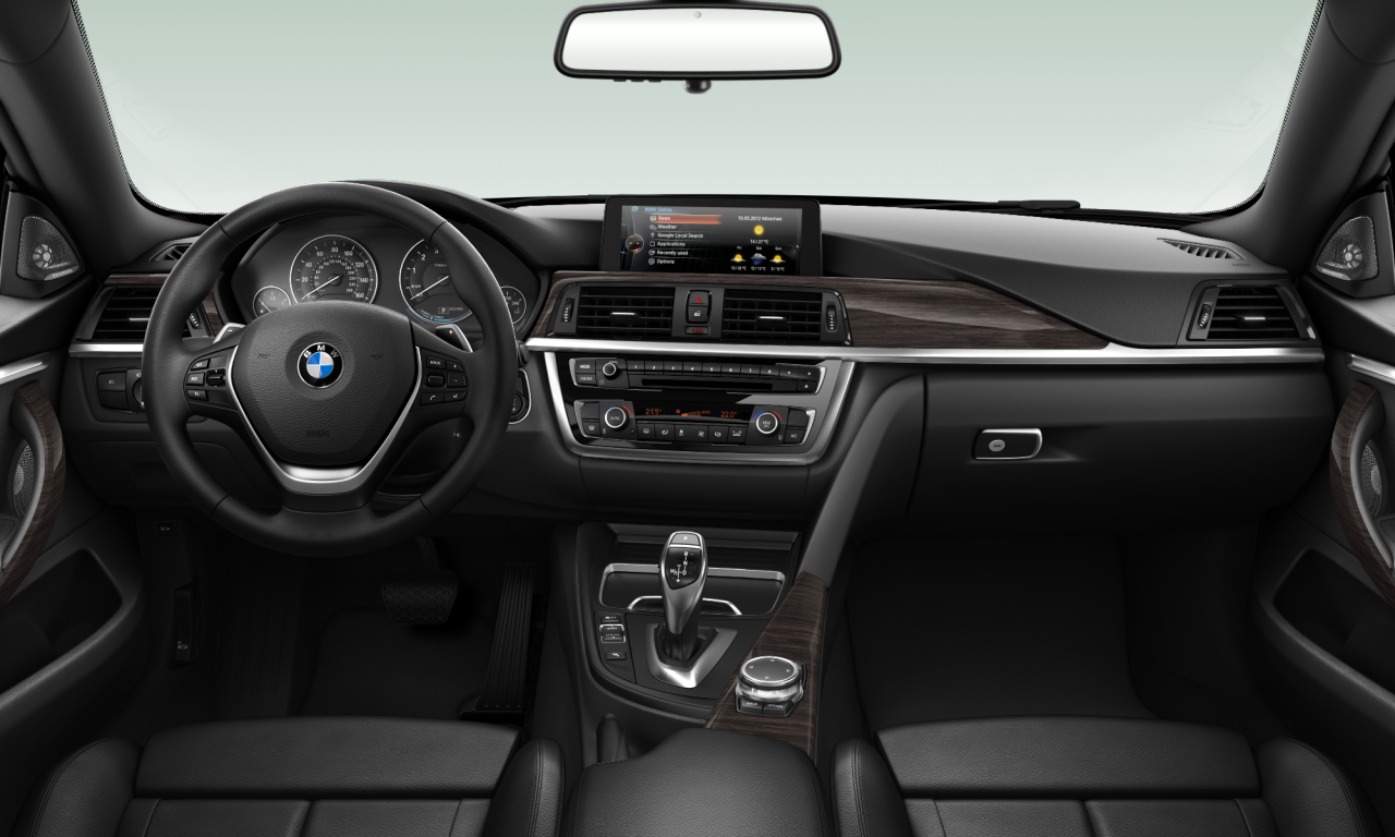 Interior of BMW 435i xDrive (F36), VIN WBA4B3C54GG344076