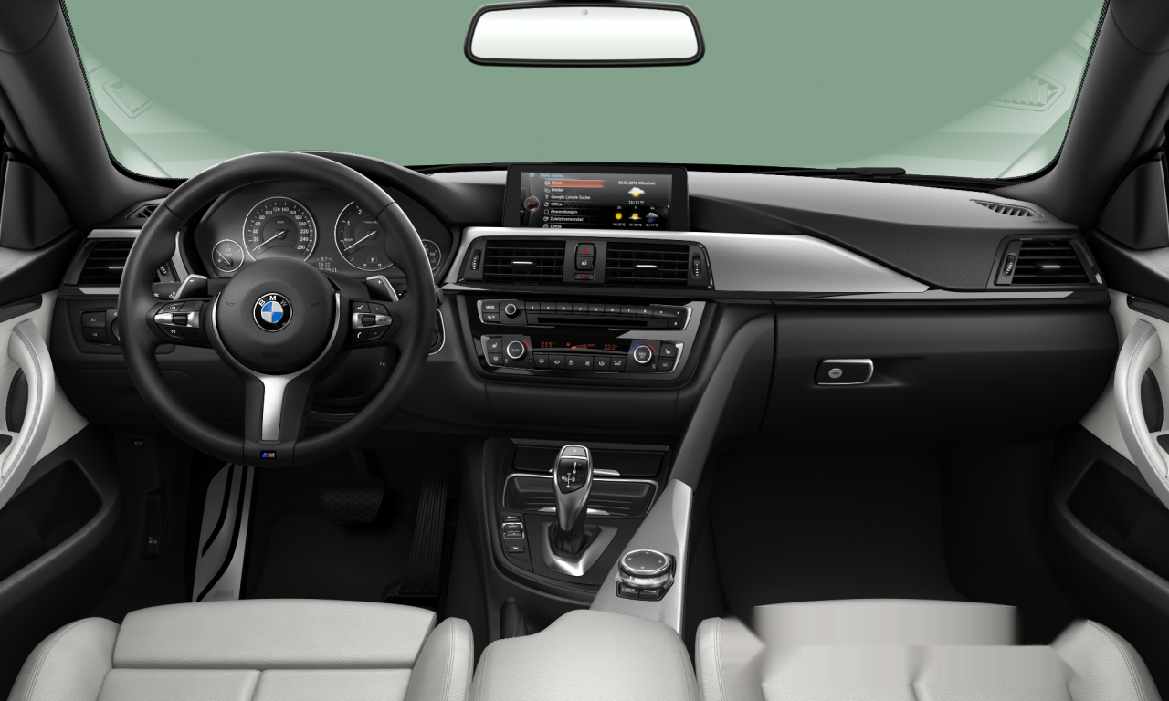Interior of 2020 BMW 420d (F36), VIN WBA4B52070D572663