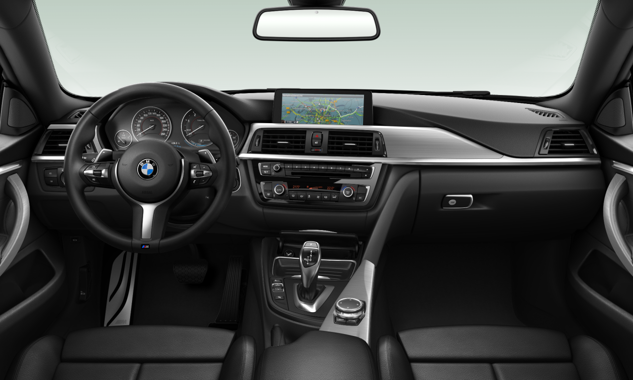 Interior of 2015 BMW 420d xDrive (F36), VIN WBA4B71070GV49380