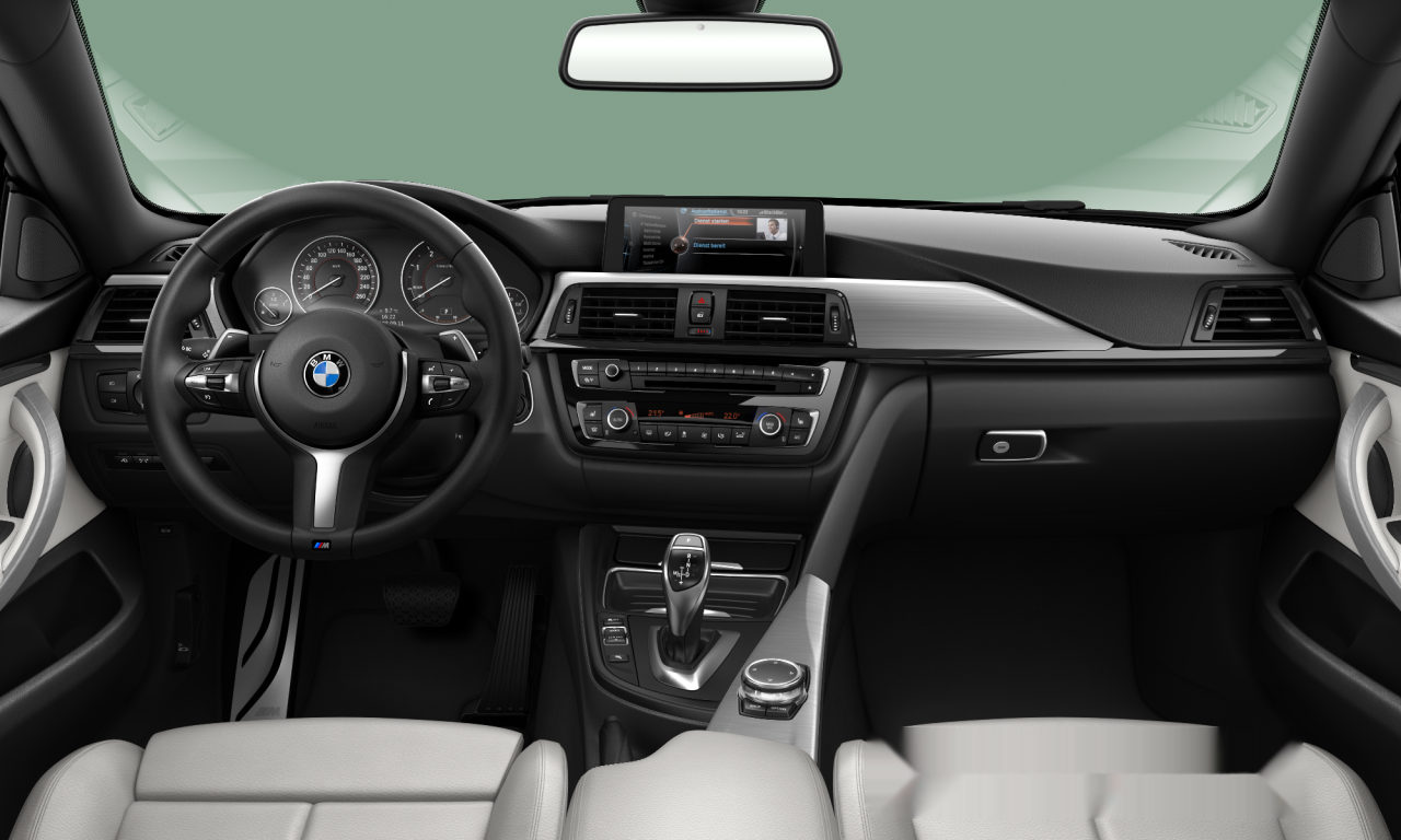 Interior of BMW 420d xDrive (F36), VIN WBA4B710X0D956675