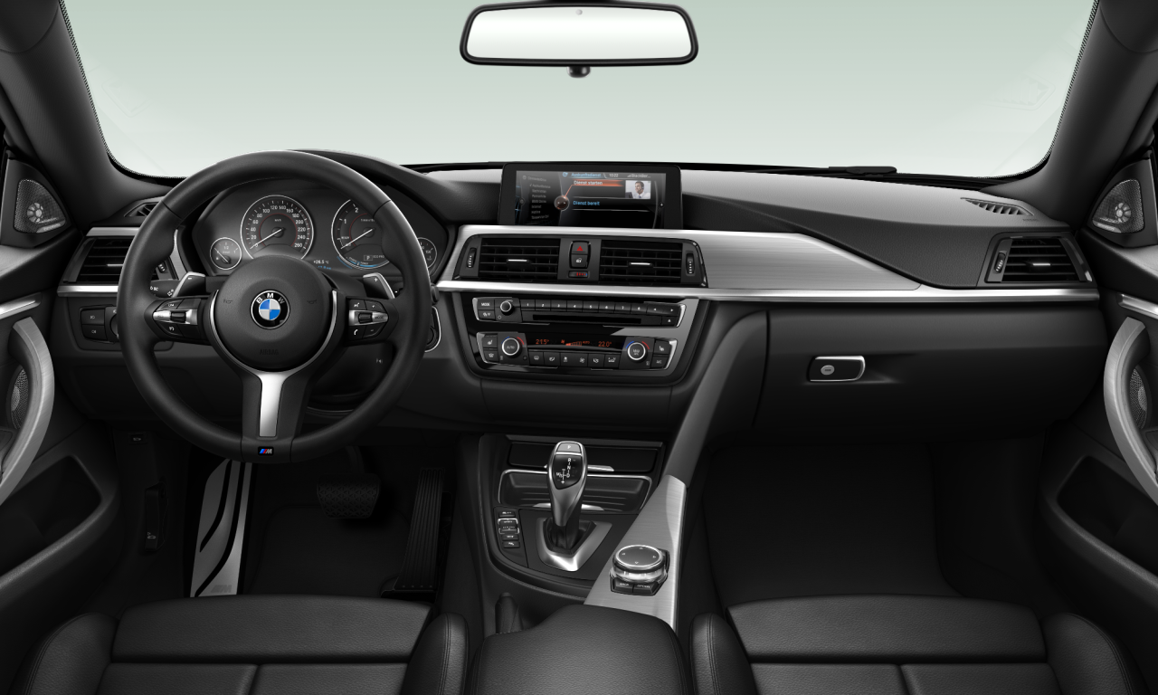 Interior of 2015 BMW 430d (F36), VIN WBA4C12020D860080