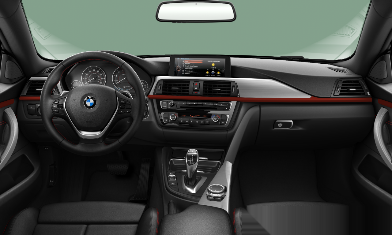 Interior of BMW 428i xDrive (F36), VIN WBA4C9C55FG135458