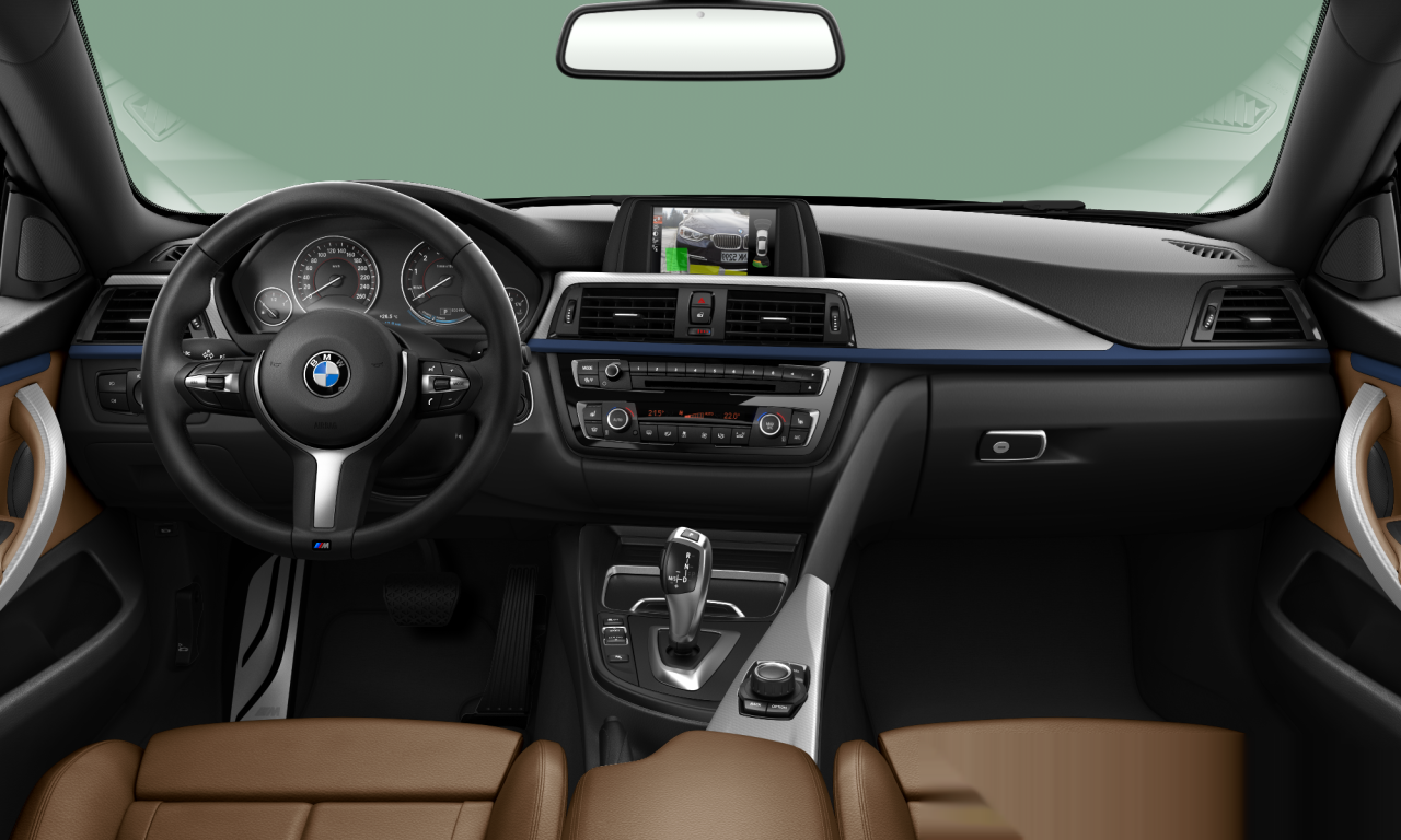 Interior of 2015 BMW 418i (F36), VIN WBA4D1106GG513357