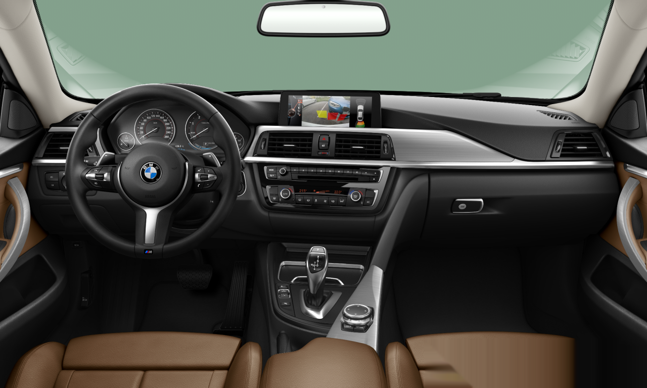 Interior of 2016 BMW 420d (F36), VIN WBA4E91020G593256