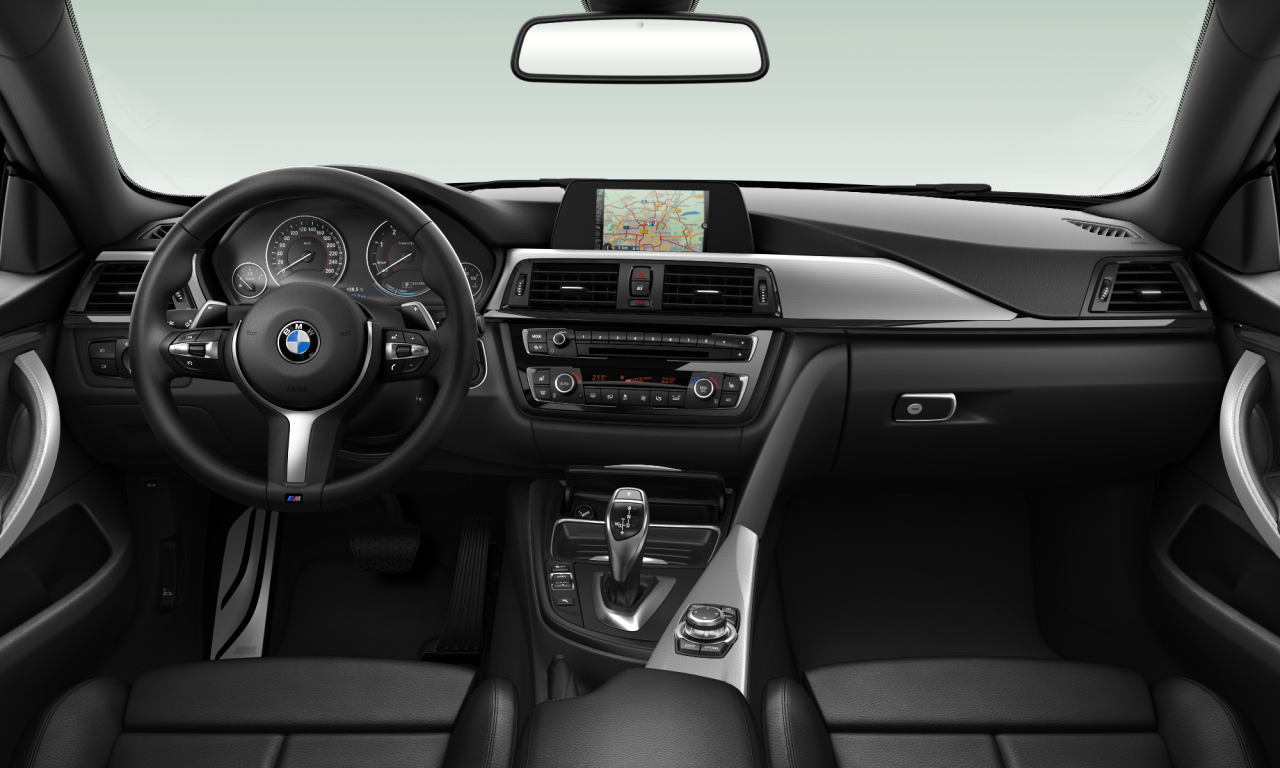 Interior of BMW 420d (F36), VIN WBA4E91060G284843