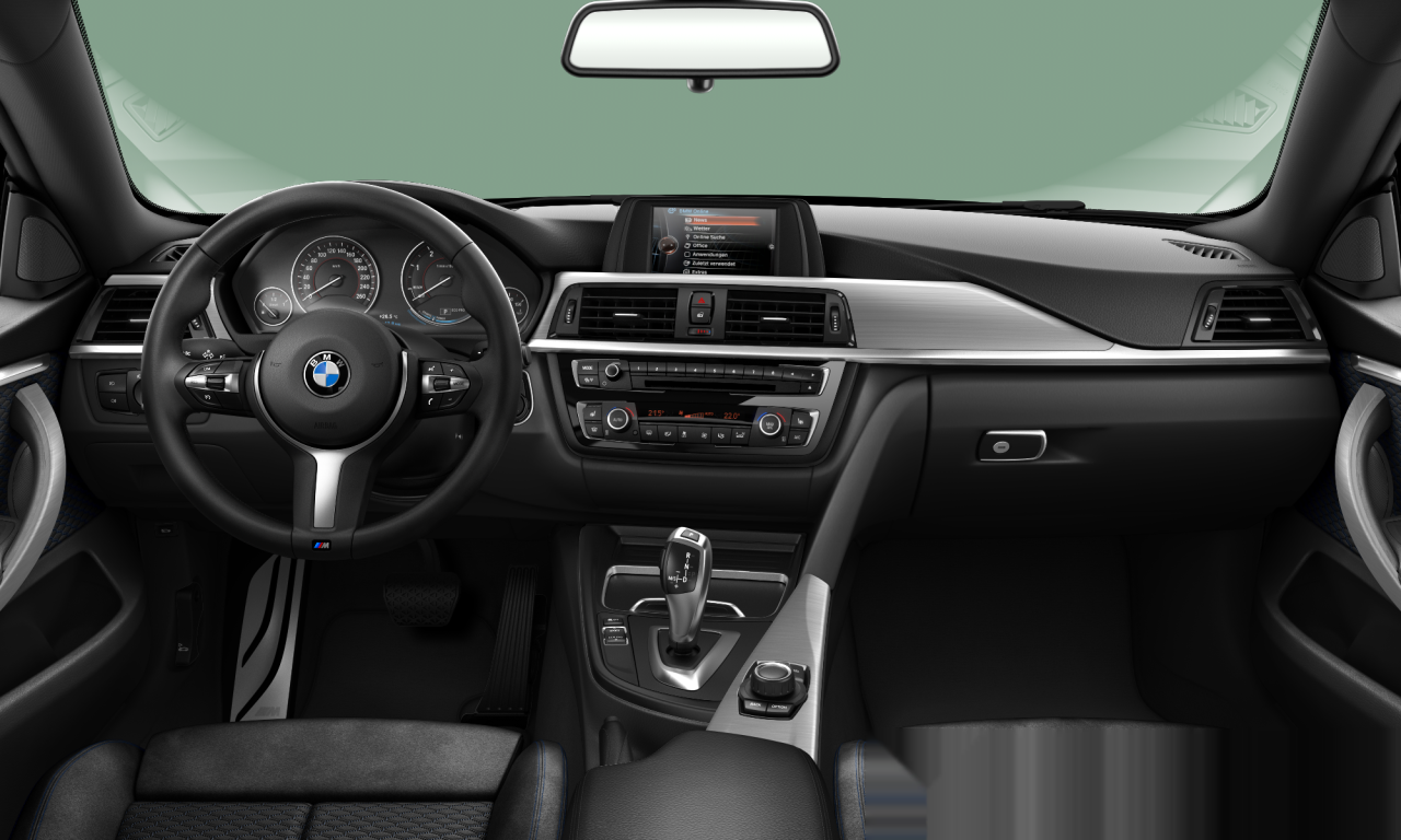 Interior of 2015 BMW 420d (F36), VIN WBA4E9106GG285825