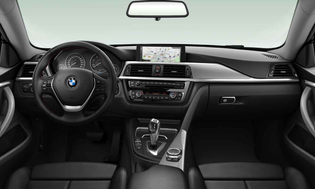 Interior of 2016 BMW 420d (F36), VIN WBA4E910X0G597300
