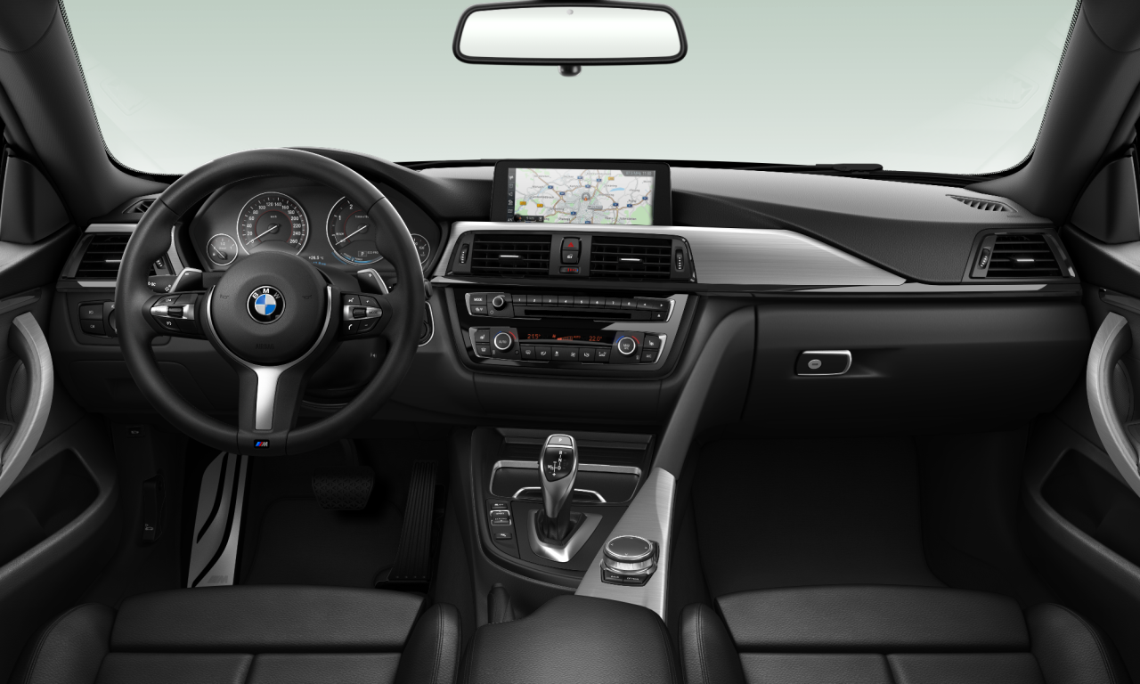 Interior of 2016 BMW 420d (F36), VIN WBA4E910X0G599399