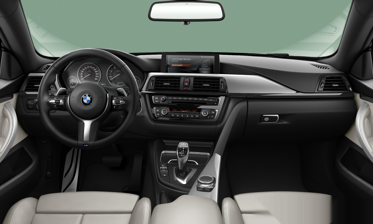 Interior of 2017 BMW 420d (F36), VIN WBA4E92010G821116