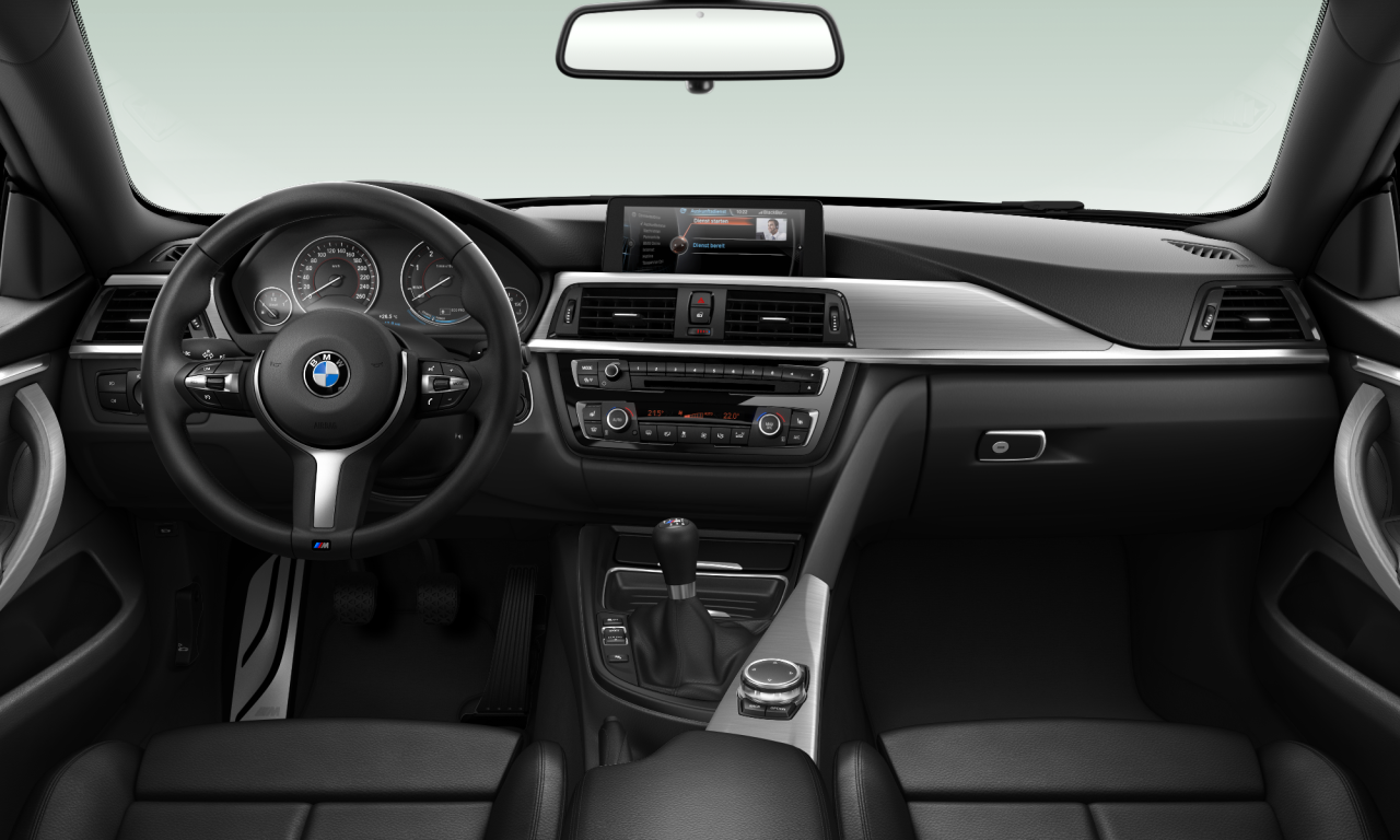 Interior of BMW 420d (F36), VIN WBA4E920X0GA24110