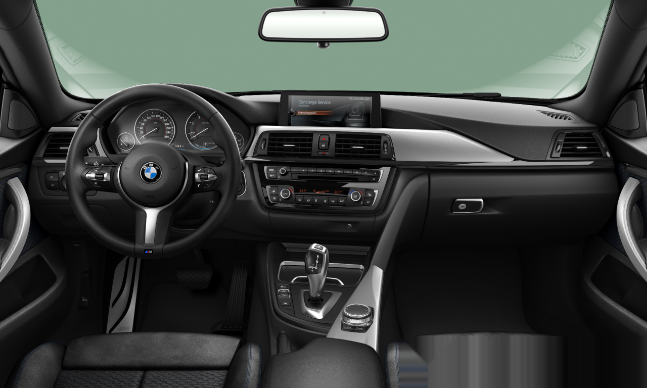 Interior of 2017 BMW 425d (F36), VIN WBA4F31070G190173