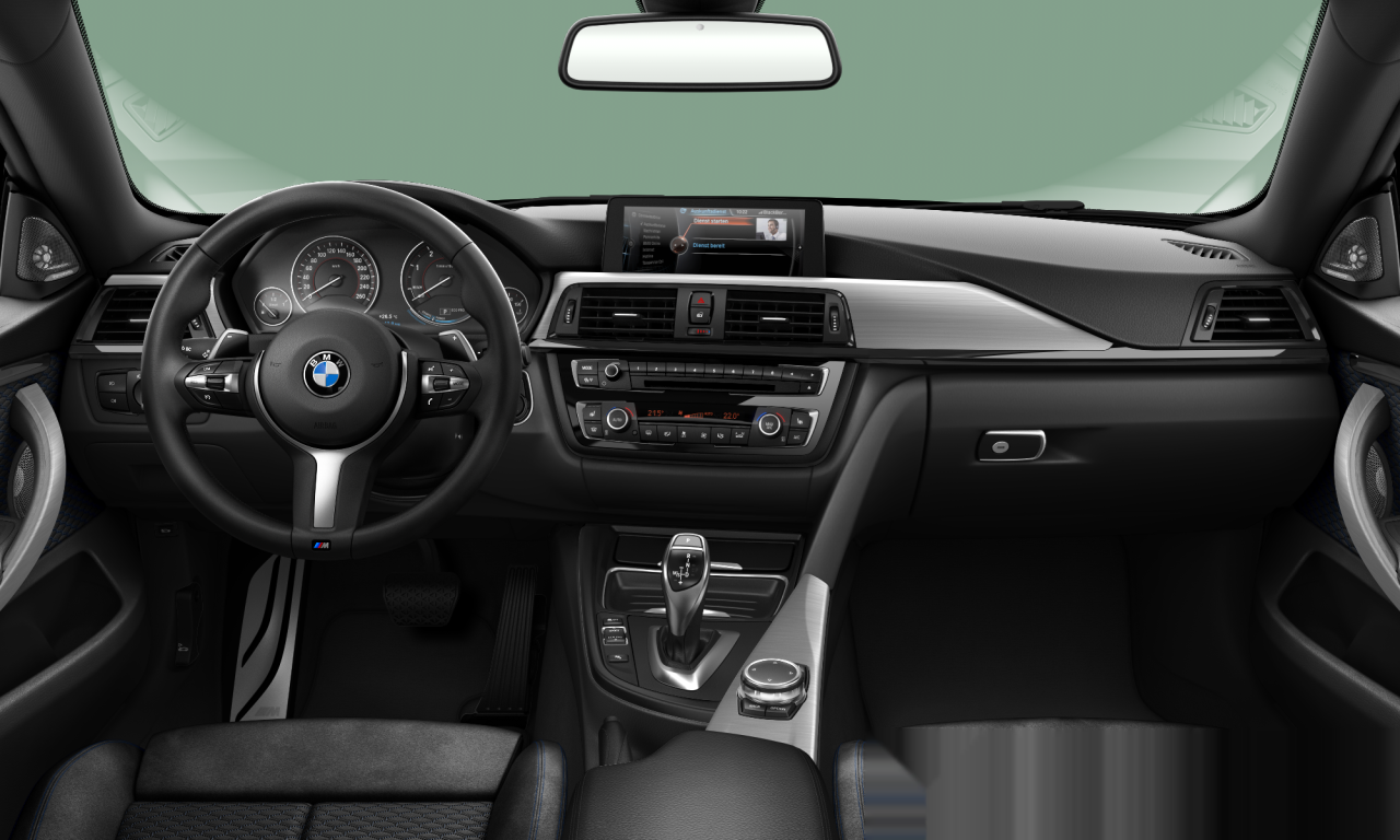 Interior of 2014 BMW 435d xDrive (F36), VIN WBA4G11040D667872
