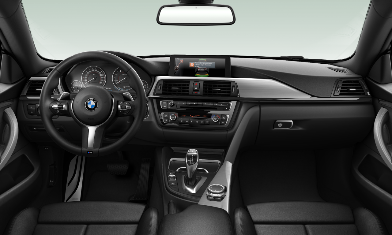 Interior of 2015 BMW 435d xDrive (F36), VIN WBA4G110X0G263425