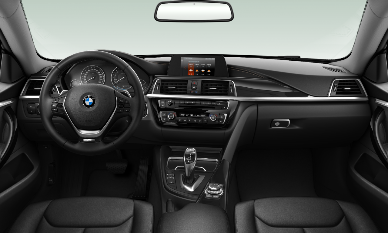 Interior of 2017 BMW 420i xDrive (F36 (MUE)), VIN WBA4H51060BE96030