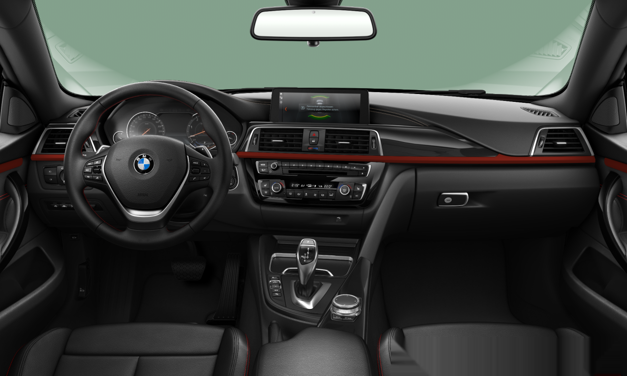 Interior of BMW 420d (F36 (MUE)), VIN WBA4K31010BG85903