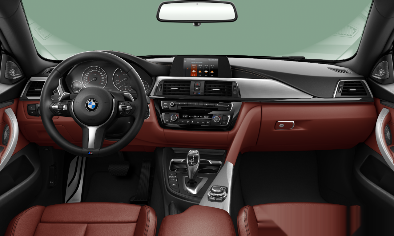 Interior of 2018 BMW 420d (F36 (MUE)), VIN WBA4K32040BP36712