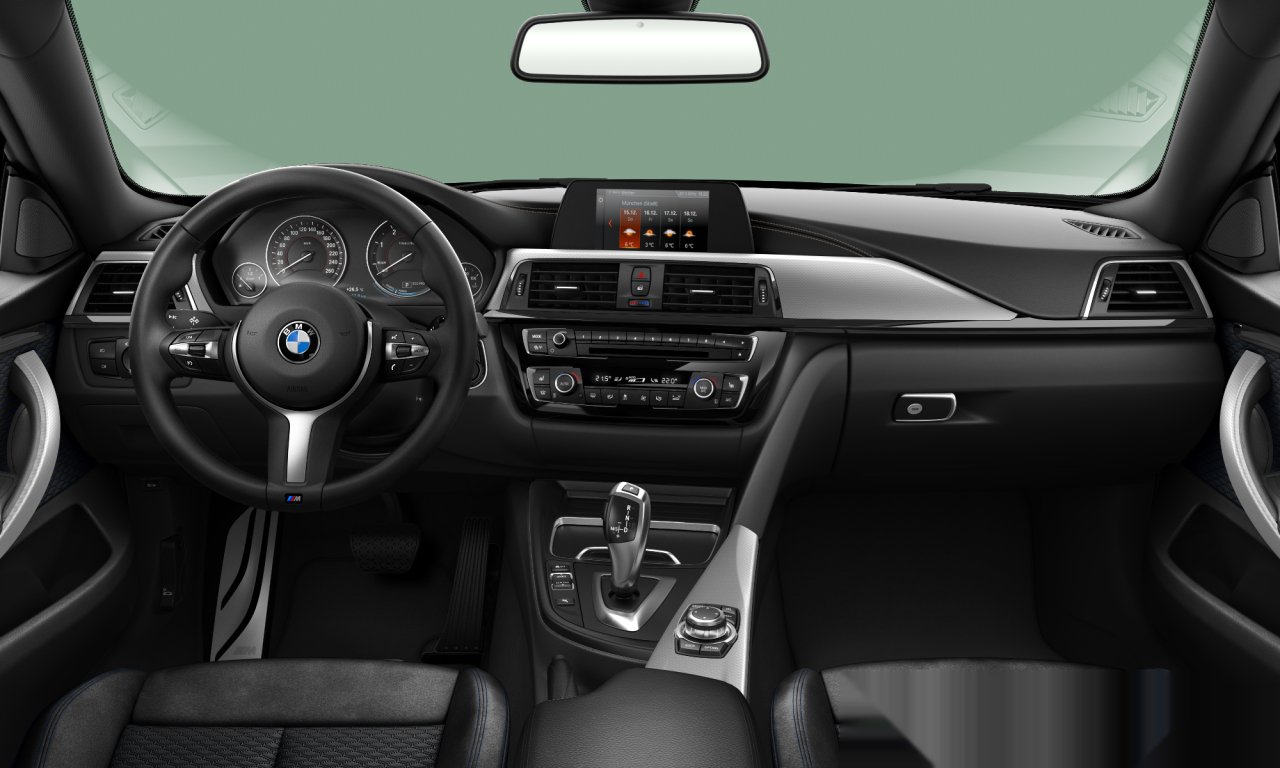 Interior of 2018 BMW 420d xDrive (F36 (MUE)), VIN WBA4K51030BP30140