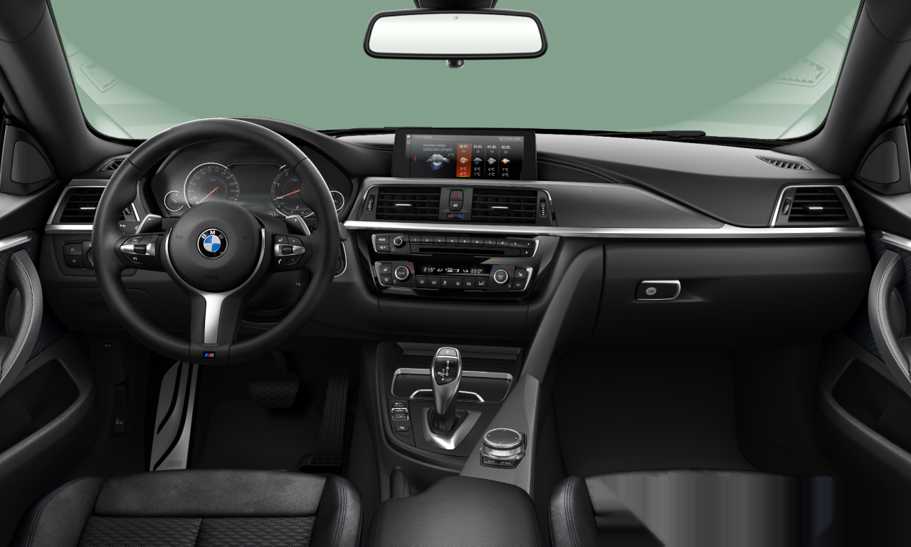 Interior of BMW 420d xDrive (F36 (MUE)), VIN WBA4K510X0BH18957