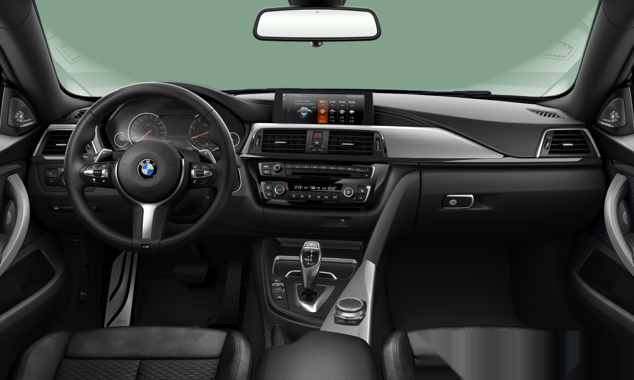 Interior of BMW 430d (F36 (MUE)), VIN WBA4K91030BB51112