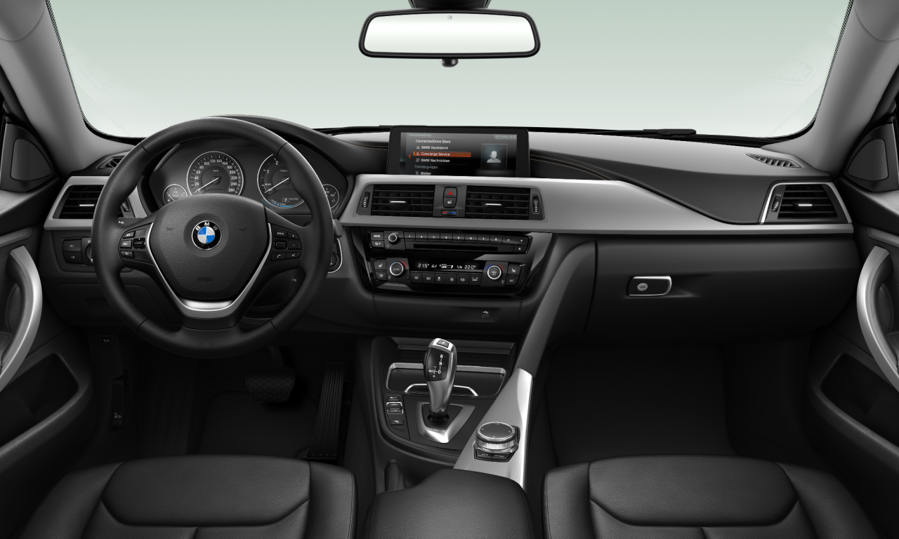Interior of BMW 430d xDrive (F36 (MUE)), VIN WBA4L11080BC00433