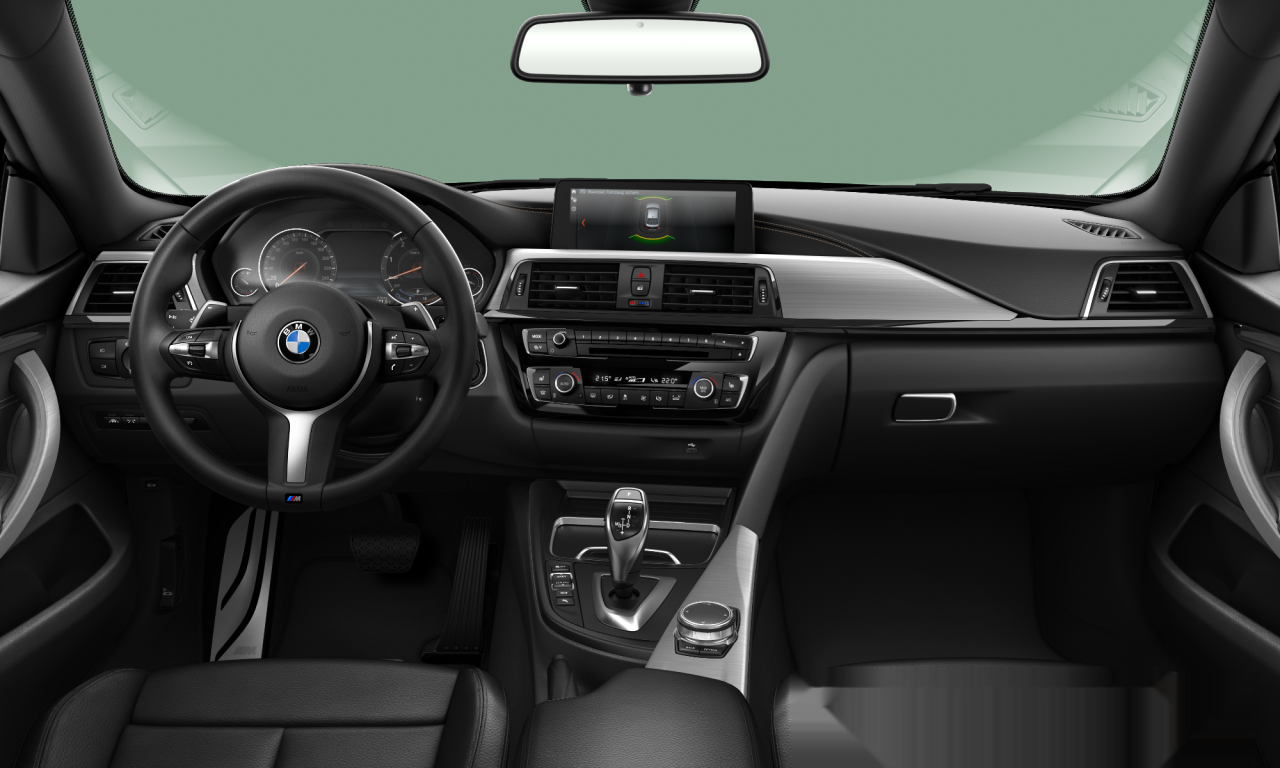Interior of BMW 430d xDrive (F36 (MUE)), VIN WBA4L11080BP34111