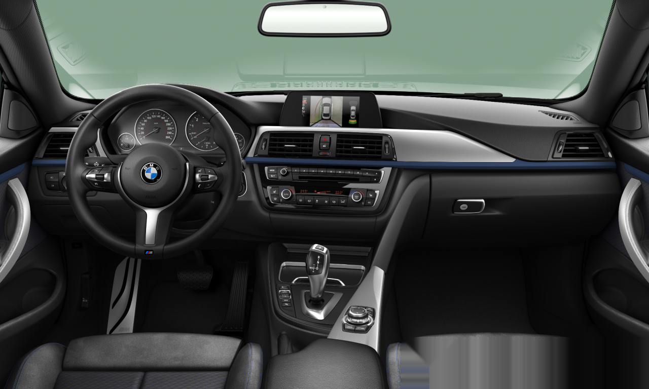 Interior of 2016 BMW 440i (F32), VIN WBA4P11030K520129