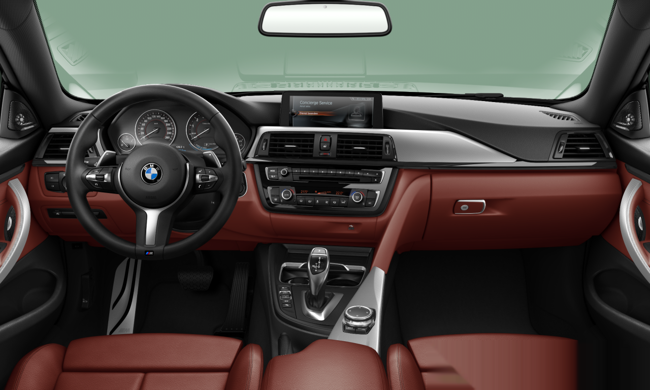 Interior of 2016 BMW 440i (F32), VIN WBA4P1105HK520290