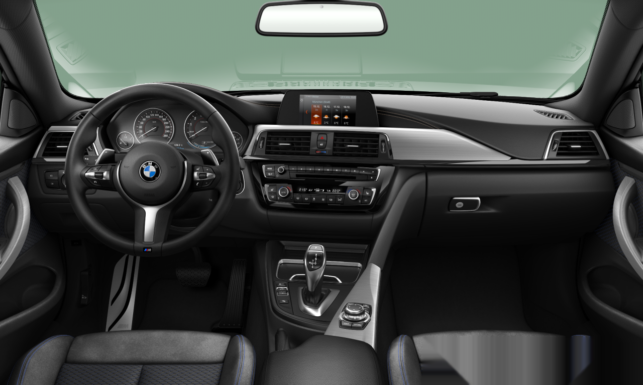 Interior of 2017 BMW 430i (F32 (MUE)), VIN WBA4S71030AA94873