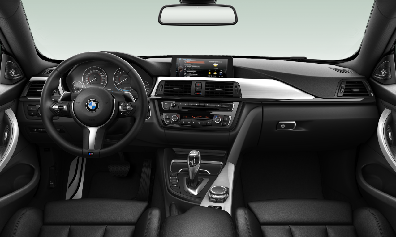 Interior of 2016 BMW 430i (F33), VIN WBA4T520X05D09710