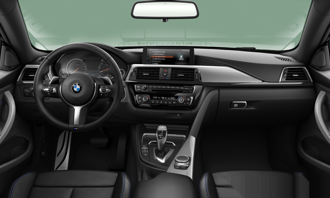 Interior of BMW 440i (F32 (MUE)), VIN WBA4W7105JAA73139