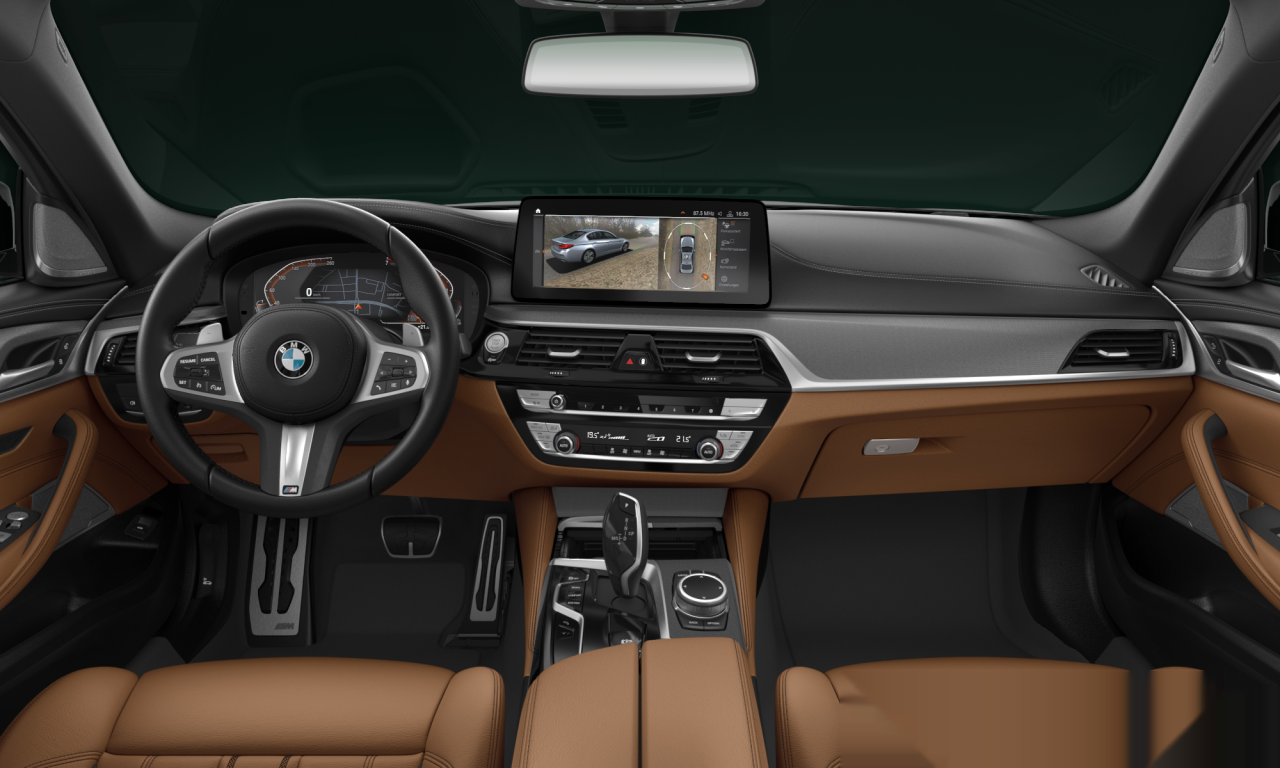 Interior of 2021 BMW 530i (G30 (MUE)), VIN WBA51BH02NCH27097