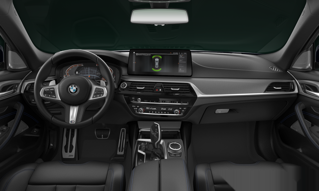 Interior of 2020 BMW 520d xDrive (G30 (MUE)), VIN WBA51BL080CE91572