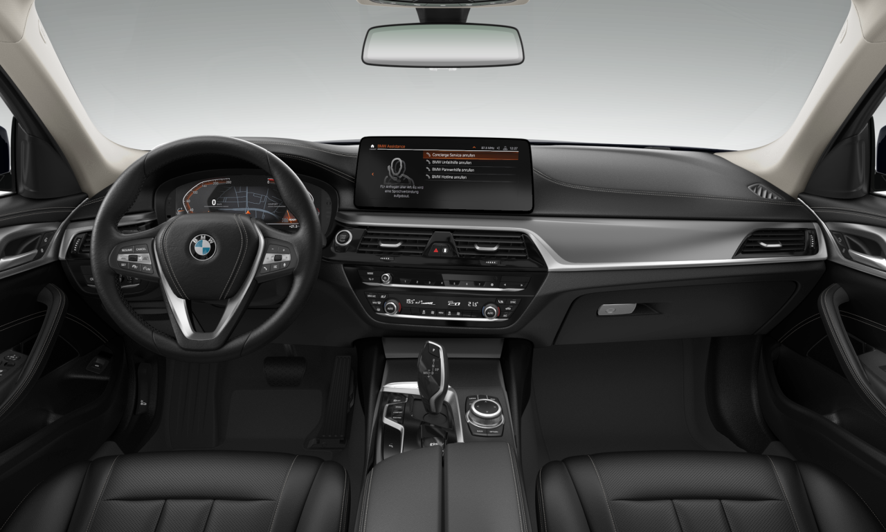 Interior of BMW 520d xDrive (G31 (MUE)), VIN WBA51BN020CK23417
