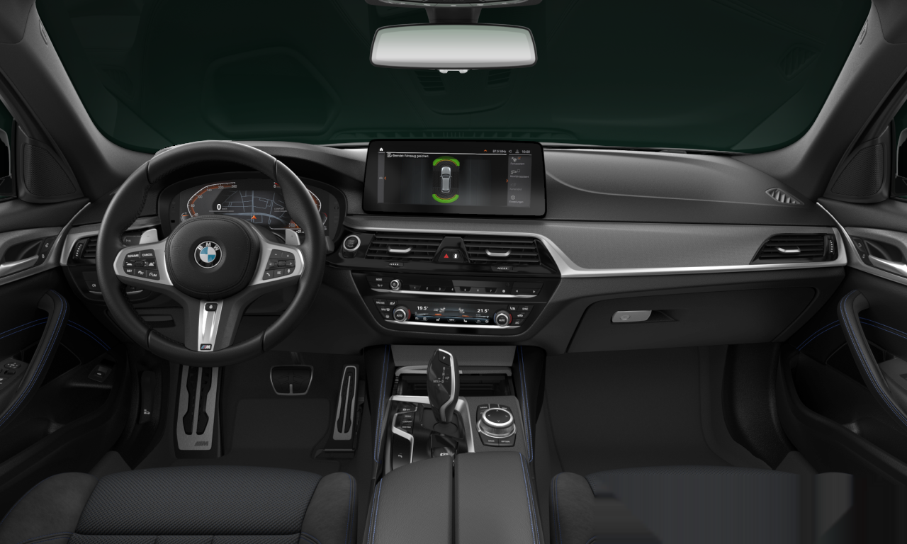Interior of 2022 BMW 520d xDrive (G31 (MUE)), VIN WBA51BN080CK24653