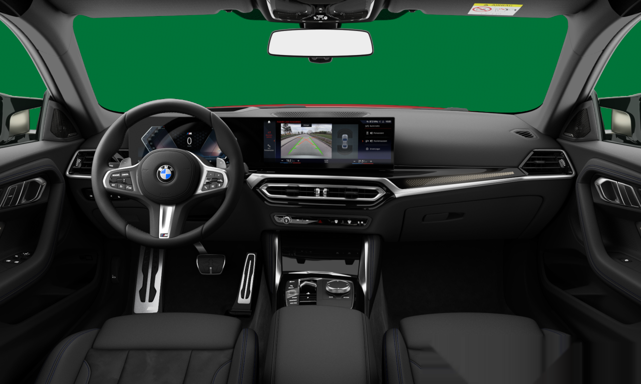 Interior of BMW M240i xDrive (G42), VIN WBA51CM0308C81131