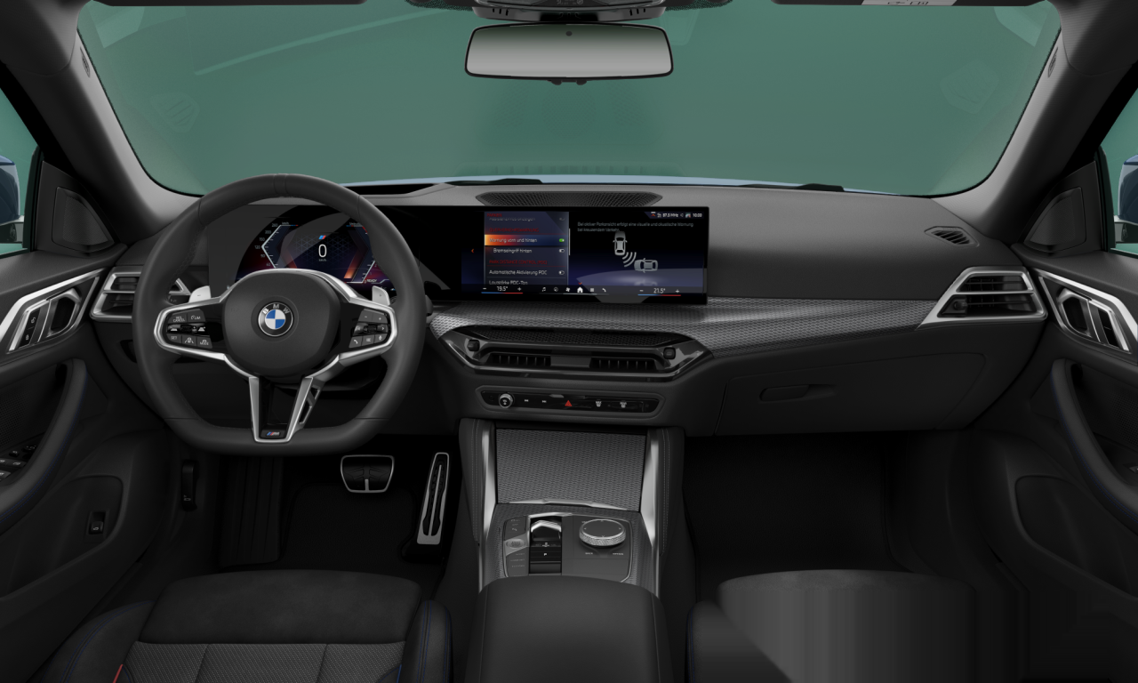 Interior of BMW 420d xDrive (G26 (MUE)), VIN WBA51FR070FU73655