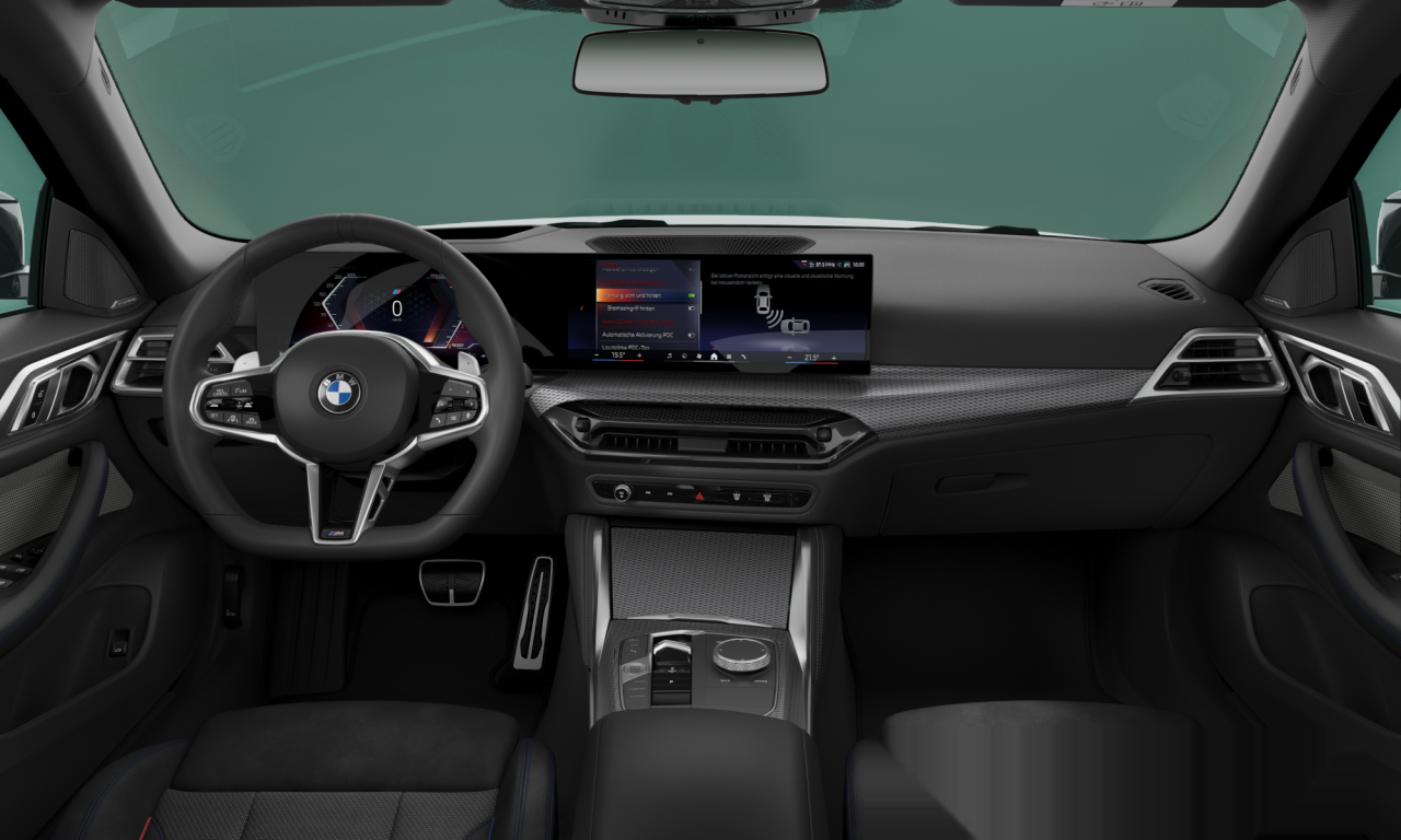 Interior of 2025 BMW 420d xDrive (G26 (MUE)), VIN WBA51FR070FV02474