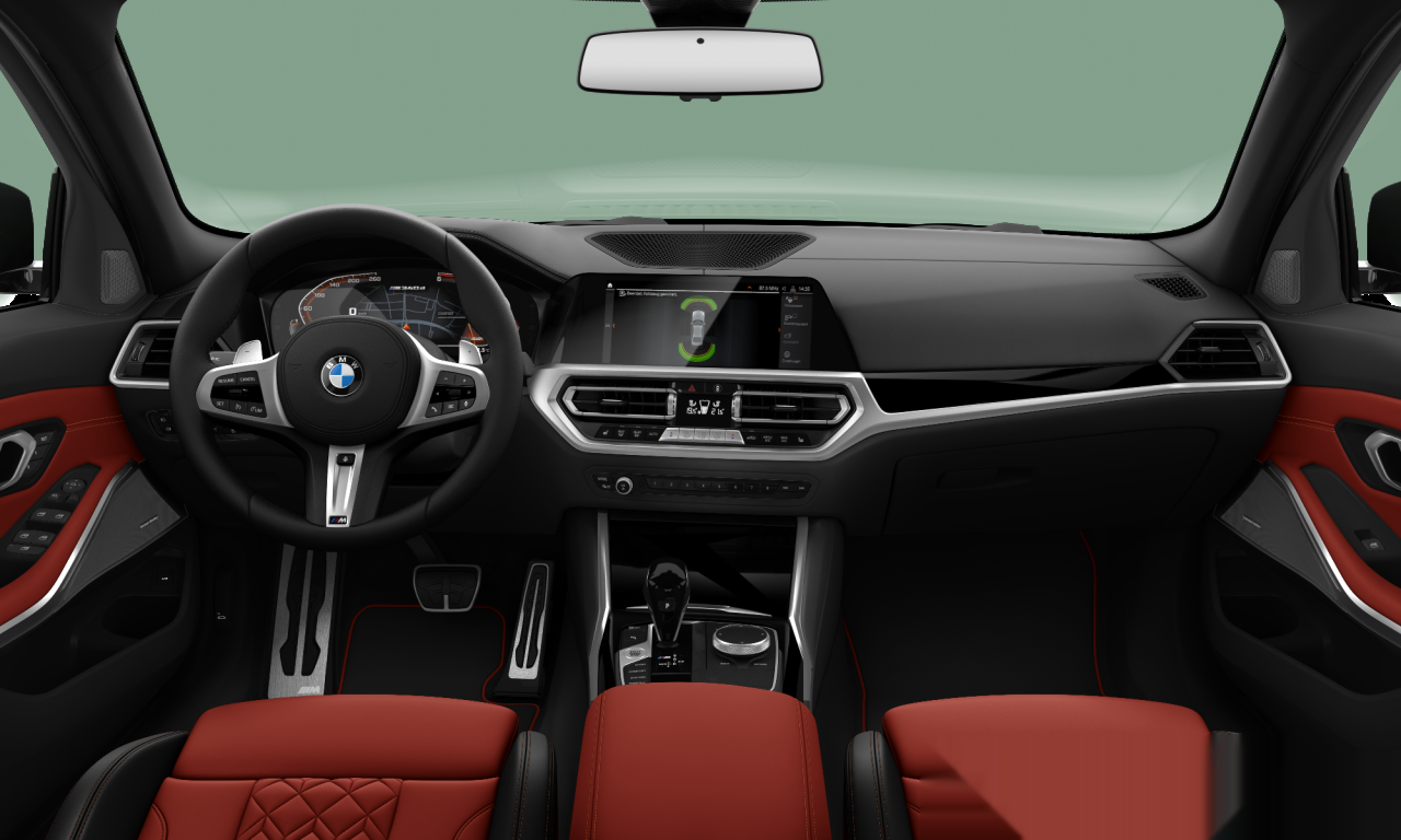Interior of BMW M340d xDrive (G20), VIN WBA52DY040FK39699