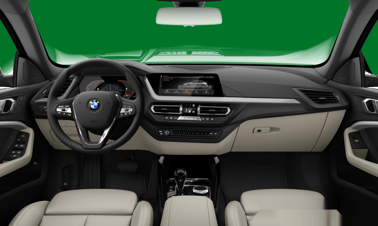 Interior of BMW 228i (F44), VIN WBA53AK00N7K43433