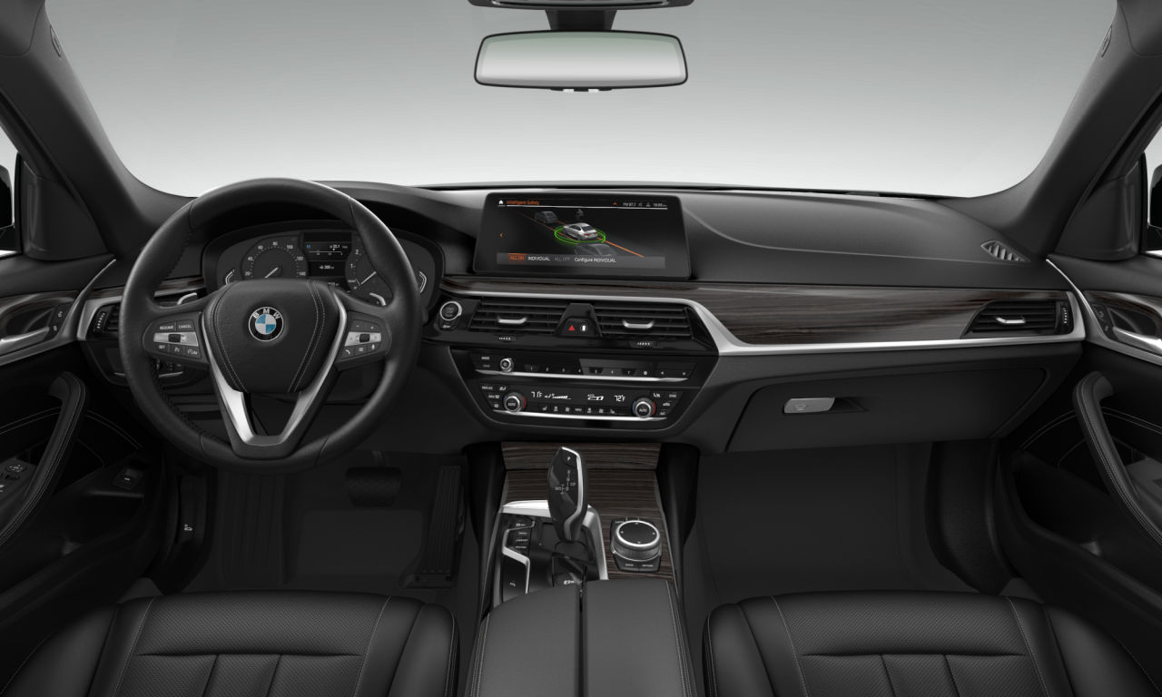 Interior of BMW 530i (G30 (MUE)), VIN WBA53BH09MCF54560