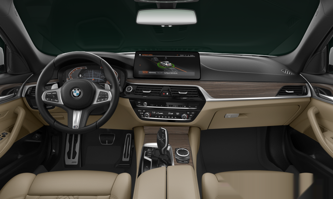 Interior of 2020 BMW 540i (G30 (MUE)), VIN WBA53BJ04MWX03298