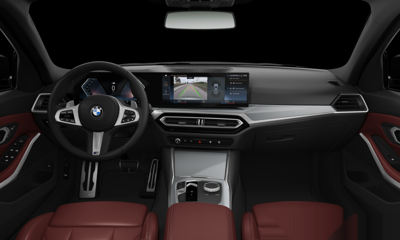 Interior of 2022 BMW 320i (G20 (MUE)), VIN WBA58FF00P8D11304