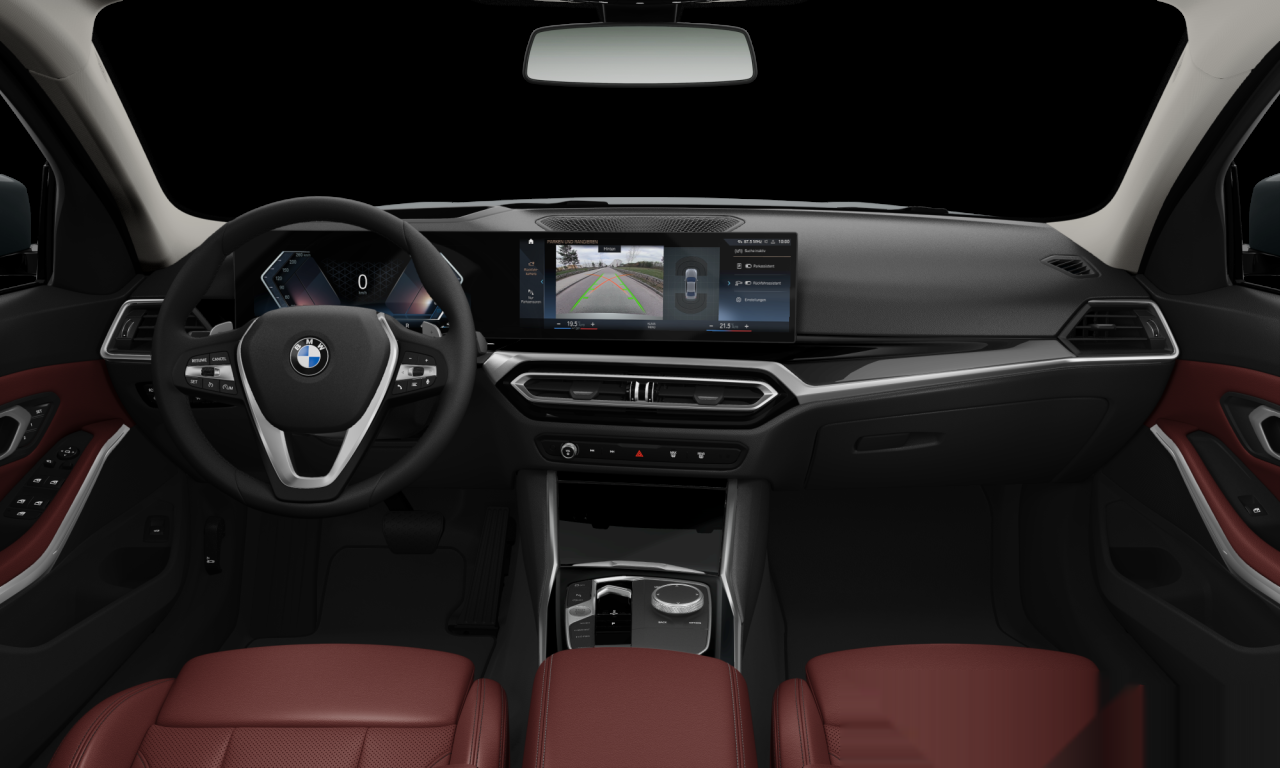 Interior of 2022 BMW 320i (G20 (MUE)), VIN WBA58FF02P8C85787