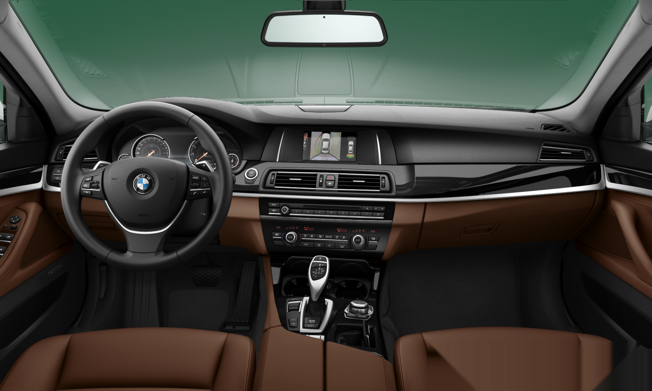 Interior of BMW 528i (F10 (MUE)), VIN WBA5A5103FG176195