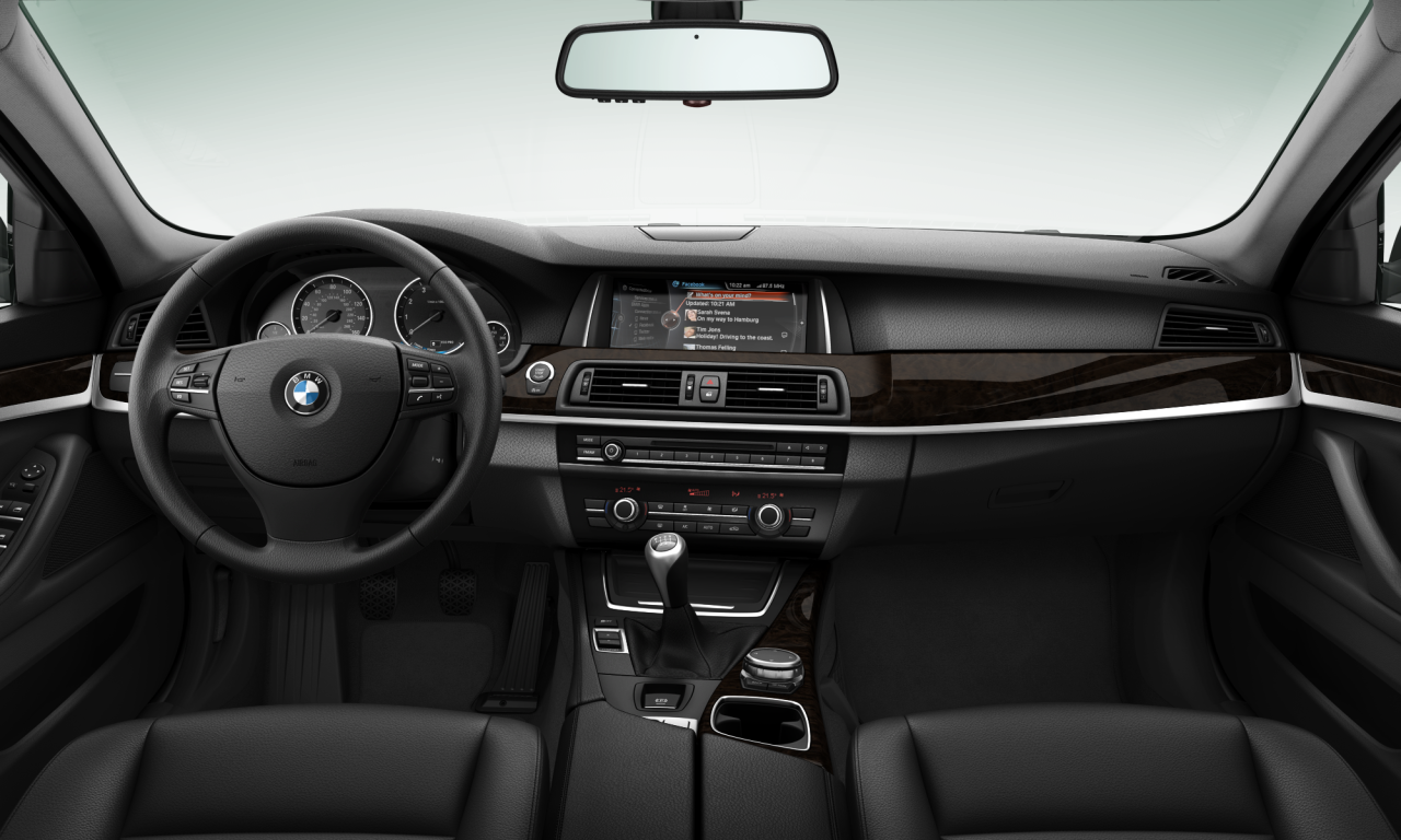 Interior of 2013 BMW 528i (F10 (MUE)), VIN WBA5A5C55ED503141