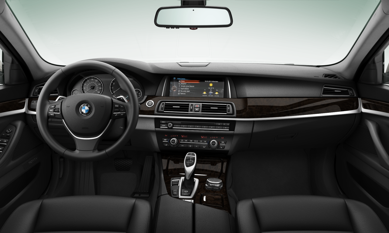 Interior of BMW 528i (F10 (MUE)), VIN WBA5A5C56GG349881